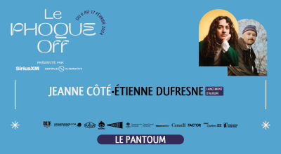 Jeanne Côté + Etienne Dufresne (Lancement d'album)