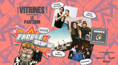 Soirée Ecoutedonc.ca  | Fleur de Peau + Beau Nectar + Tes Amants + Dauphins